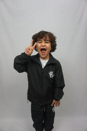 Black X Grey Unisex Tracksuit ( Children )